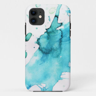 Case-Mate iPhone Case Arrière - plan peint à la main 2 d'aquarelle