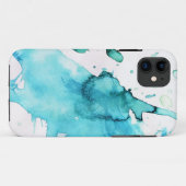 Coques Case-Mate iPhone Arrière - plan peint à la main 2 d'aquarelle (Dos (Horizontal))