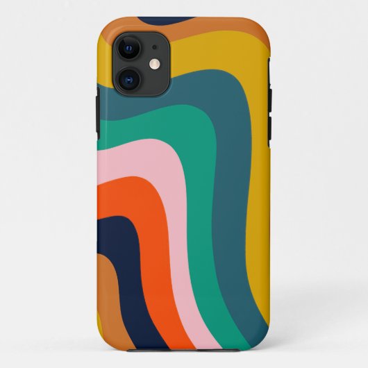 Coques Case-Mate iPhone Arrière - plan pivotant moderne rétro (Dos)