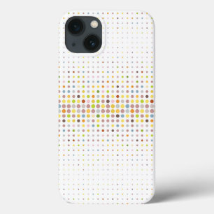 iPhone 13 Case Arrière - plan point multicolore