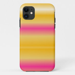 Coque Case-Mate Pour iPhone Arrière - plan Rainbow Pink Yellow Stripes