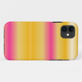 Coques Case-Mate iPhone Arrière - plan Rainbow Pink Yellow Stripes (Dos (Horizontal))