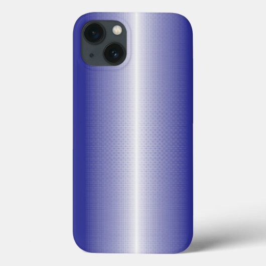 Coques Case-Mate iPhone arrière - plan rayé bleu et blanc (Verso)