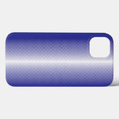 Coques Case-Mate iPhone arrière - plan rayé bleu et blanc (Verso (horizontal))