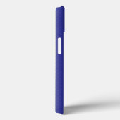 Coques Case-Mate iPhone arrière - plan rayé bleu et blanc (Verso / Droite)
