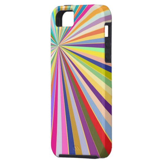 Coques Case-Mate iPhone Arrière - plan rayé frais (Dos gauche)