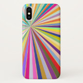 Coques Case-Mate iPhone Arrière - plan rayé frais (Dos)