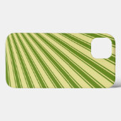 Coques Case-Mate iPhone Arrière - plan Retro Green Funky Sun Rays (Verso (horizontal))