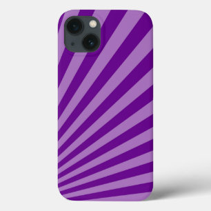 Case-Mate iPhone Case Arrière - plan Retro Purple Sun Rays