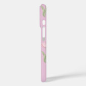 Coques Case-Mate iPhone Arrière - plan rose avec Tulips Téléphone (Verso / Gauche)