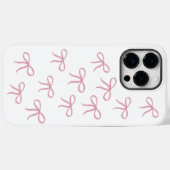 Coques Case-Mate iPhone Arrière - plan rose Bow (Verso (horizontal))