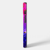 Coques Case-Mate iPhone Arrière - plan rose brillant (Verso / Gauche)