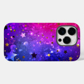 Coques Case-Mate iPhone Arrière - plan rose brillant (Verso (horizontal))