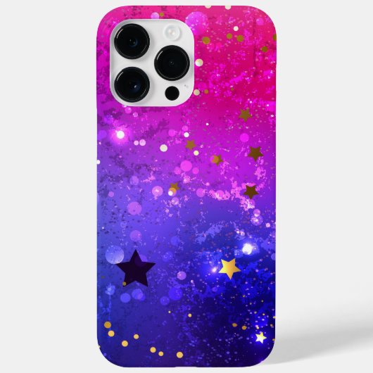 Coques Case-Mate iPhone Arrière - plan rose brillant (Verso)