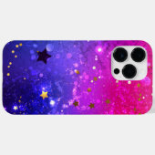 Coques Case-Mate iPhone Arrière - plan rose brillant (Verso (horizontal))