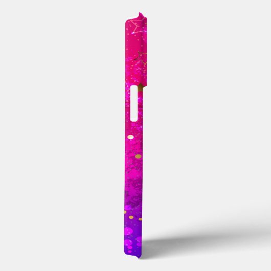 Coques Case-Mate iPhone Arrière - plan rose brillant (Verso / Droite)