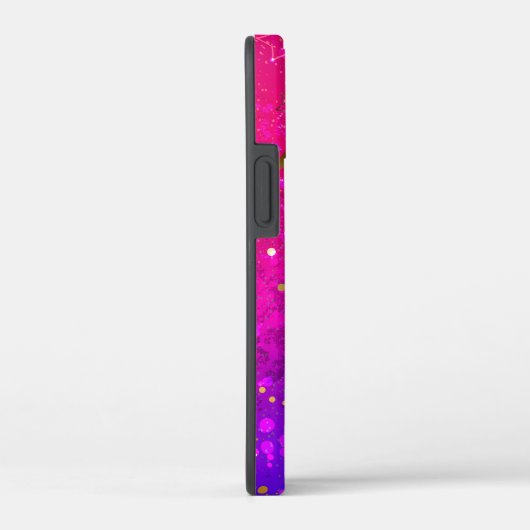 Coques Case-Mate iPhone Arrière - plan rose brillant (Verso / Droite)