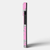 Coques Case-Mate iPhone Arrière - plan rose Chrome Horse (Verso / Gauche)