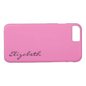 Coques Case-Mate iPhone Arrière - plan rose clair (Dos (Horizontal))