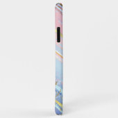 Coques Case-Mate iPhone Arrière - plan rose texturé (Dos/Droite)