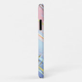 Coques Case-Mate iPhone Arrière - plan rose texturé (Dos/Droite)