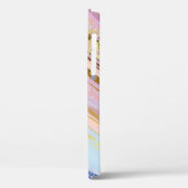 Coques Case-Mate iPhone Arrière - plan rose texturé (Verso / Gauche)