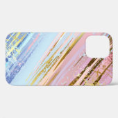 Coques Case-Mate iPhone Arrière - plan rose texturé (Verso (horizontal))