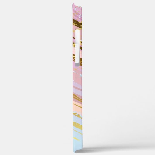 Coques Case-Mate iPhone Arrière - plan rose texturé (Verso / Gauche)