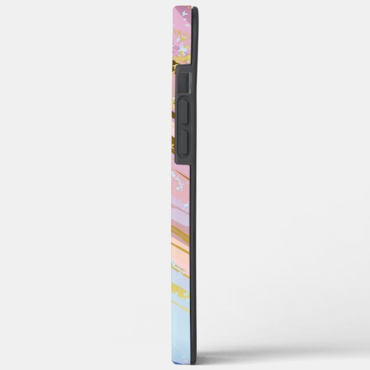 Coques Case-Mate iPhone Arrière - plan rose texturé (Verso / Gauche)