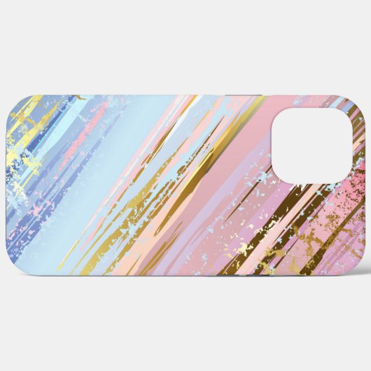 Coques Case-Mate iPhone Arrière - plan rose texturé (Verso (horizontal))