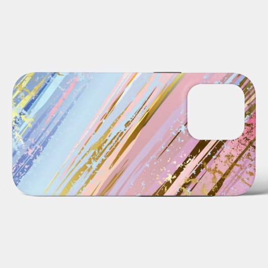 Coques Case-Mate iPhone Arrière - plan rose texturé (Verso (horizontal))