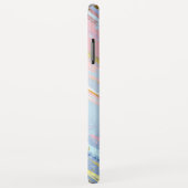 Coques Case-Mate iPhone Arrière - plan rose texturé (Dos/Droite)