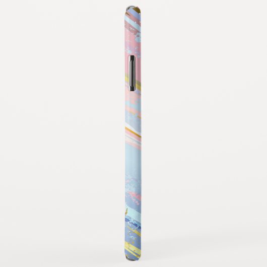 Coques Case-Mate iPhone Arrière - plan rose texturé (Dos/Droite)