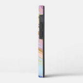 Coques Case-Mate iPhone Arrière - plan rose texturé (Verso / Gauche)