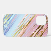 Coques Case-Mate iPhone Arrière - plan rose texturé (Verso (horizontal))