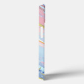 Coques Case-Mate iPhone Arrière - plan rose texturé (Verso / Droite)