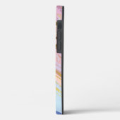 Coques Case-Mate iPhone Arrière - plan rose texturé (Verso / Gauche)