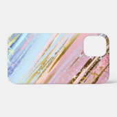 Coques Case-Mate iPhone Arrière - plan rose texturé (Verso (horizontal))