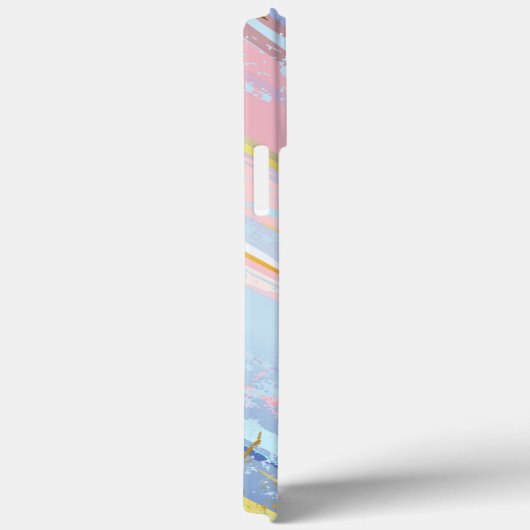 Coques Case-Mate iPhone Arrière - plan rose texturé (Verso / Droite)