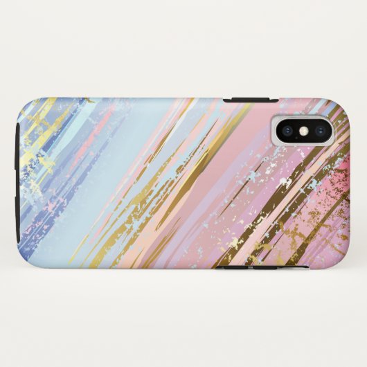 Coques Case-Mate iPhone Arrière - plan rose texturé (Dos (Horizontal))