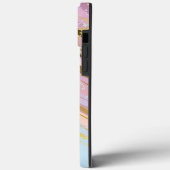 Coques Case-Mate iPhone Arrière - plan rose texturé (Verso / Gauche)