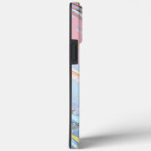 Coques Case-Mate iPhone Arrière - plan rose texturé (Verso / Droite)