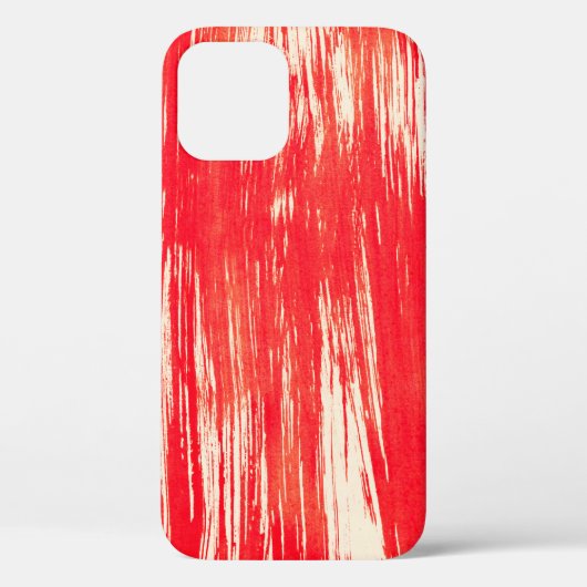 Coques Case-Mate iPhone arrière - plan rouge Abstrait de l'aquarelle (Verso)