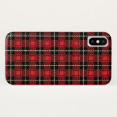 Coques Case-Mate iPhone Arrière - plan rouge de plaid (Dos (Horizontal))