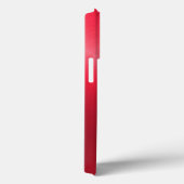 Coques Case-Mate iPhone Arrière - plan rouge monochromatique (Verso / Droite)