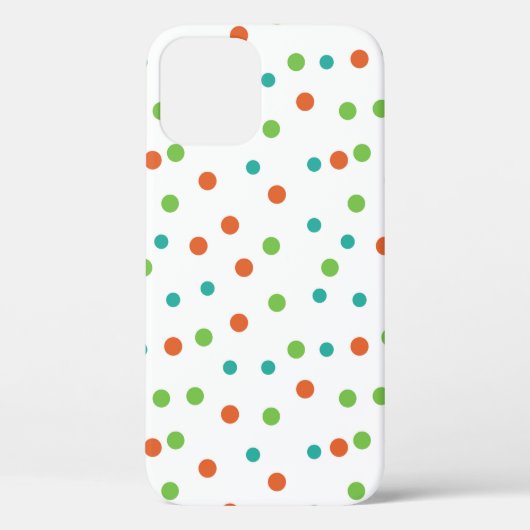 Coques Case-Mate iPhone Arrière - plan sans couture avec motif pois. Polka (Verso)