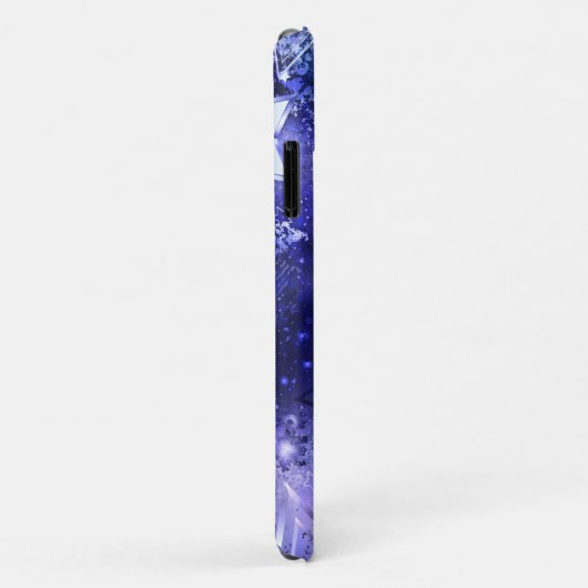 Coques Case-Mate iPhone Arrière - plan spatial avec étoiles (Dos/Droite)