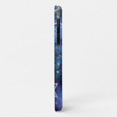 Coques Case-Mate iPhone Arrière - plan spatial avec étoiles (Dos/Gauche)