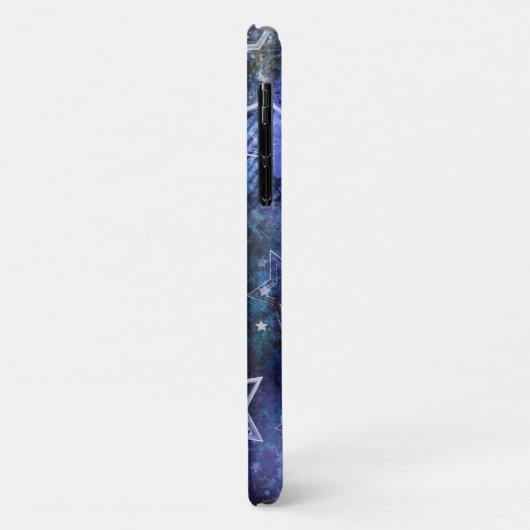 Coques Case-Mate iPhone Arrière - plan spatial avec étoiles (Dos/Gauche)