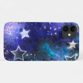 Coques Case-Mate iPhone Arrière - plan spatial avec étoiles (Dos (Horizontal))